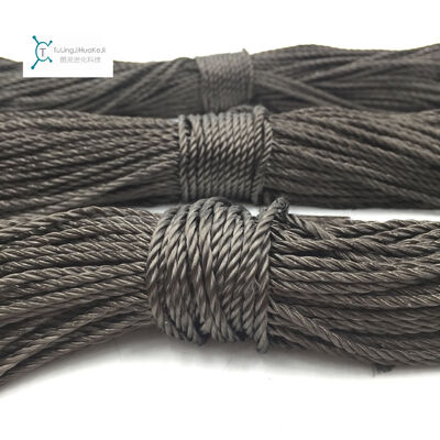 Negative ion electrode carbon fiber rope, fire-resistant and high-temperature resistant, sintered and insulated in vacuum furnace, 3mm carbon fiber rope