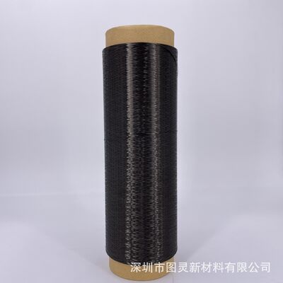 Russian 1K Uneven Weight Single-Strand Raw Spool Carbon Fiber Yarn with Burr-Free Joints, High and Low Electrical Resistance, Twisted 1K Carbon Fiber