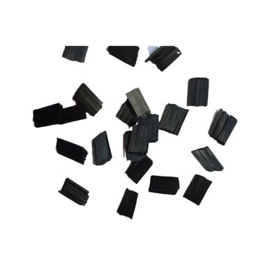 PU coating enhanced conductive 6mm chopped carbon fiber, flat plastic modification special-purpose chopped carbon fiber