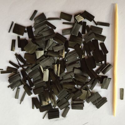 3-6mm flat chopped carbon fiber, conductive, plastic-reinforced, non-agglomerated chopped carbon fiber