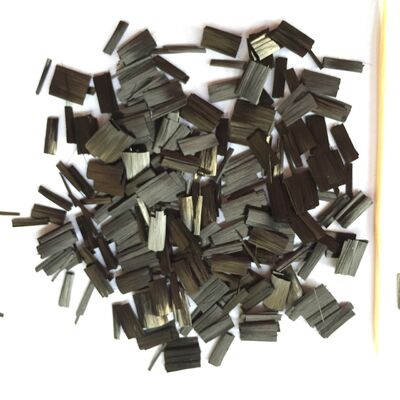3-6mm flat chopped carbon fiber, conductive, plastic-reinforced, non-agglomerated chopped carbon fiber