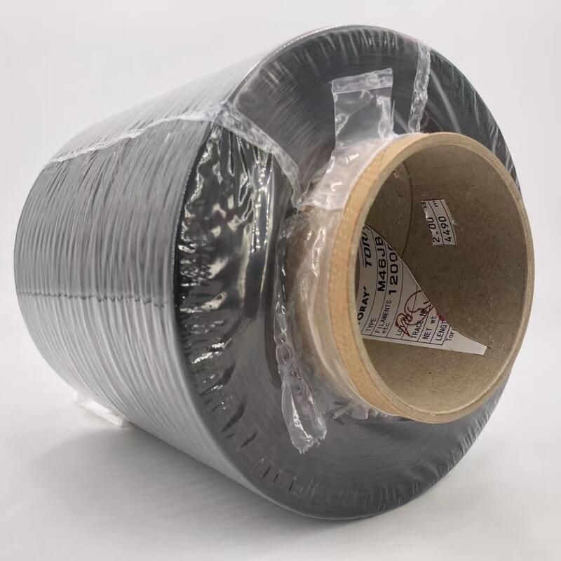 Original Japanese Toray M46JB-12000-50B carbon fiber yarn, genuine, equivalent weight Toray M46-12K carbon fiber